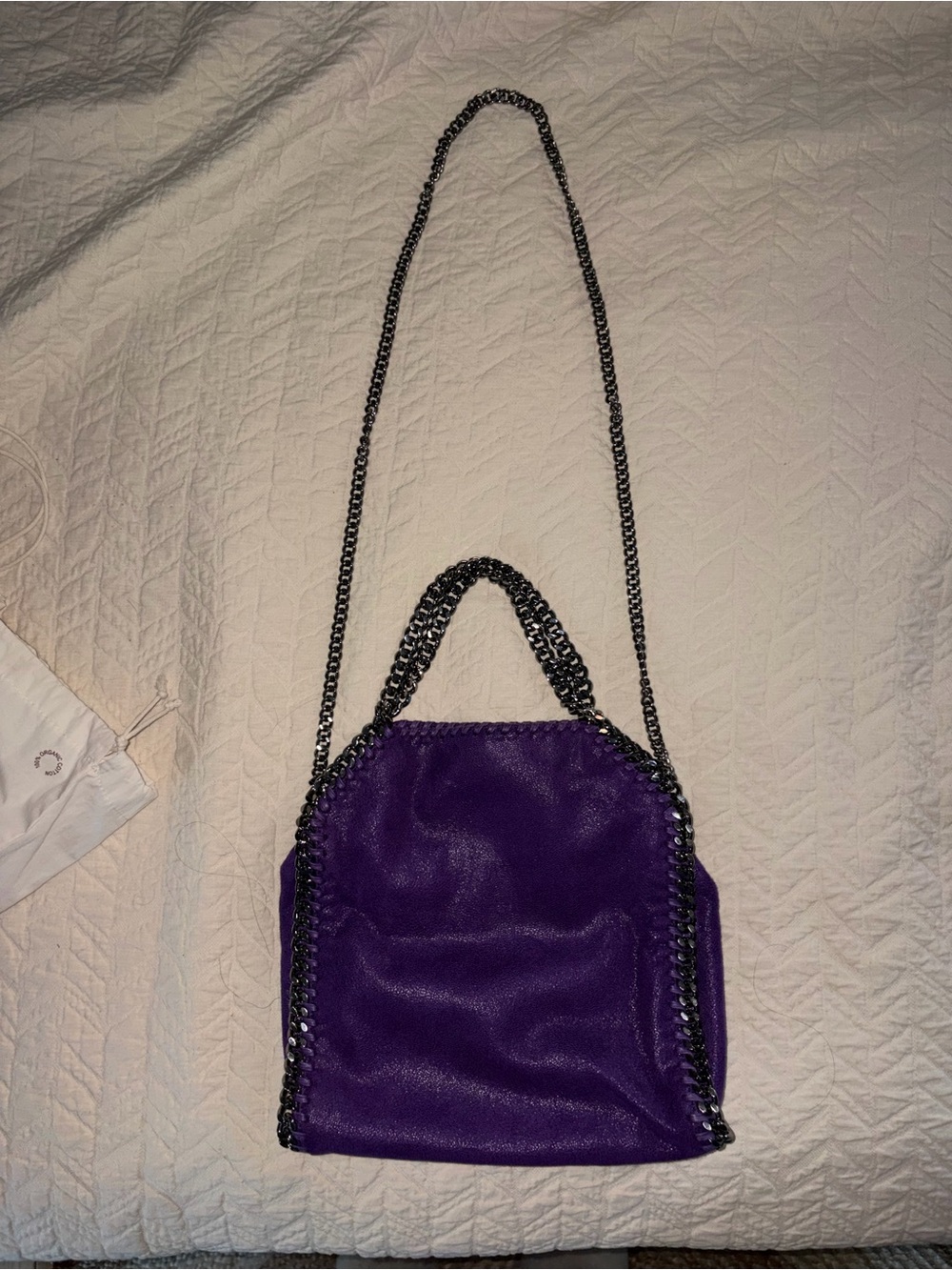 Stella McCartney Purple Mini Falabella - Picture 2 of 4